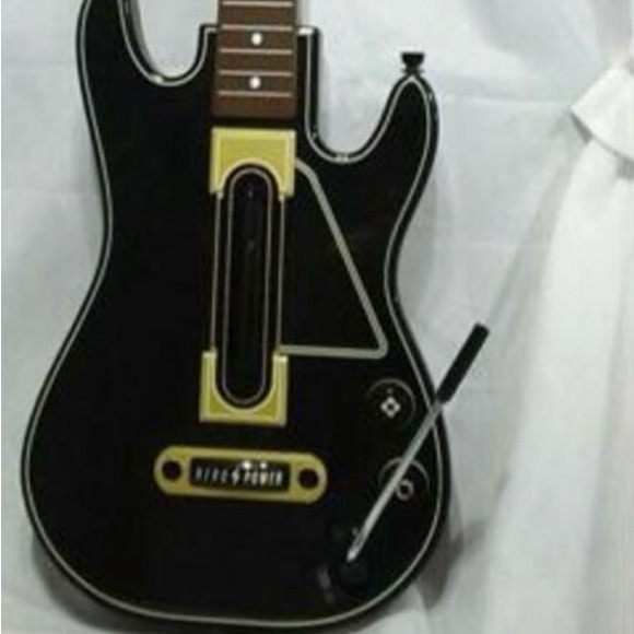 Activision Guitar Hero Power Wireless Guitar Xbox 360 PS3 No Strap No Dongle - Picture 1 of 8